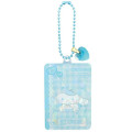 Japan Sanrio 3D Keychain - Cinnamoroll : Glitter Card Style - 1