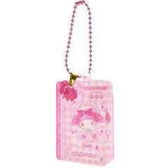Japan Sanrio 3D Keychain - My Melody : Glitter Card Style