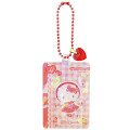 Japan Sanrio 3D Keychain - Hello Kitty : Glitter Card Style - 1