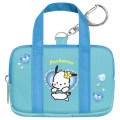 Japan Sanrio Miniature Keychain - Pochacco : Y2k Houndstooth School Bag Style - 1