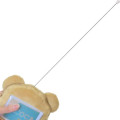 Japan San-X Plush Pass Case Pouch with Reel - Rilakkuma - 4