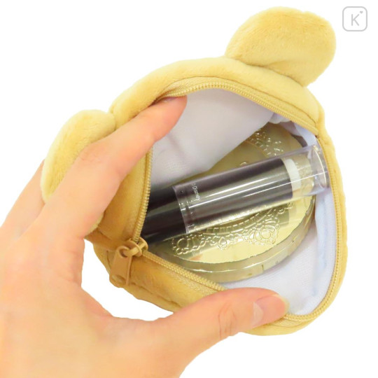 Japan San-X Mini Plush Pouch - Rilakkuma : Face - 3