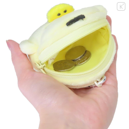 Japan San-X Mini Accessory Pouch with Carabiner - Kiiroitori : Face - 3