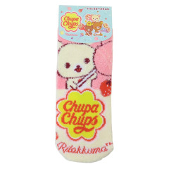 Japan San-X Fluffy Socks - Korilakkuma : Chupa Chups Strawberry