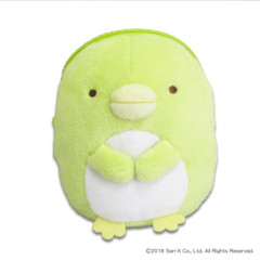 Japan San-X Smapita Plush Pouch Phone Holder - Sumikko Gurashi : Penguin?