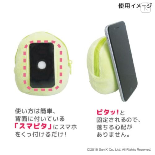 Japan San-X Smapita Plush Pouch Phone Holder - Sumikko Gurashi : Penguin? - 6