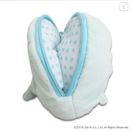 Japan San-X Smapita Plush Pouch Phone Holder - Sumikko Gurashi : Tokage - 2
