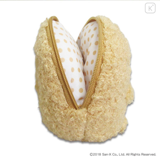 Japan San-X Smapita Plush Pouch Phone Holder - Sumikko Gurashi : Tonkatsu Fried Pork - 2