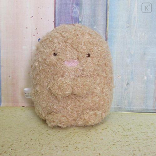Japan San-X Smapita Plush Pouch Phone Holder - Sumikko Gurashi : Tonkatsu Fried Pork - 5