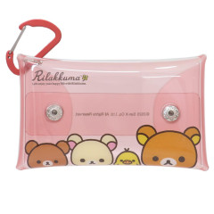 Japan San-X Clear Multi Case (S) - Rilakkuma : Pink