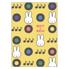 Japan Miffy Postcard - Miffy : Miffy & Music Yellow