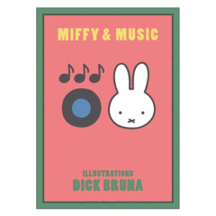 Japan Miffy Postcard - Miffy : Miffy & Music Pink