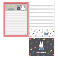 Japan Miffy Letter Envelope Set - Miffy : Miffy & Music Black - 2