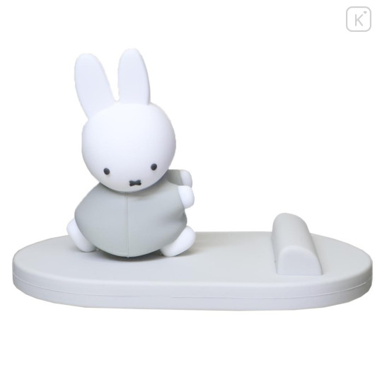 Japan Miffy Mascot Smartphone Stand - Miffy : Grey - 1