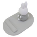 Japan Miffy Mascot Smartphone Stand - Miffy : Grey - 2