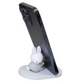 Japan Miffy Mascot Smartphone Stand - Miffy : Grey - 3