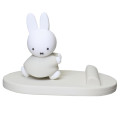 Japan Miffy Mascot Smartphone Stand - Miffy : Light Grey - 1