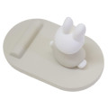 Japan Miffy Mascot Smartphone Stand - Miffy : Light Grey - 2
