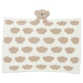 Japan Miffy Fluffy Lap Blanket with Mascot - Boris : Light Brown - 1