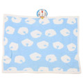 Japan Doraemon Fluffy Lap Blanket with Mascot - Light Blue - 1