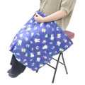Japan Miffy Lap Blanket with Mascot Pouch - Miffy : Fruits Navy - 5