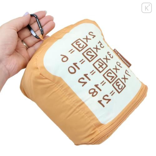 Japan Doraemon Lap Blanket with Mascot Pouch - Memorization Bread Light Blue - 4