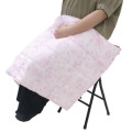 Japan Sanrio Lap Blanket with Mascot Pouch - Ausement Park Light Pink - 5