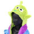Japan Disney Fluffy Hooded Blanket - Toy Story Little Green Men Aliens - 5