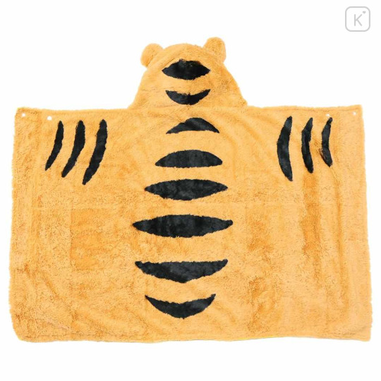 Japan Disney Fluffy Hooded Blanket - Tigger - 2
