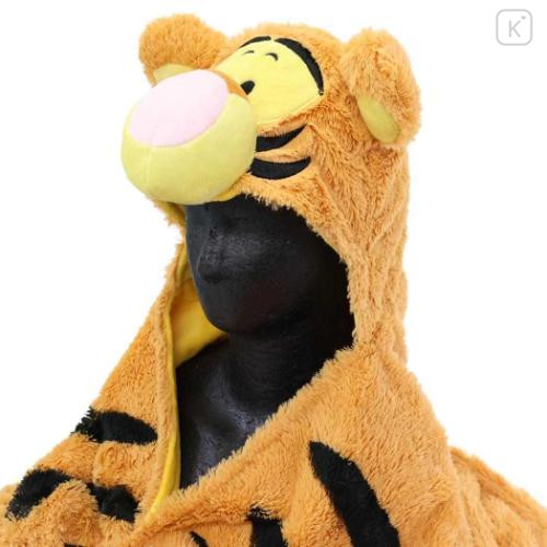 Japan Disney Fluffy Hooded Blanket - Tigger - 5