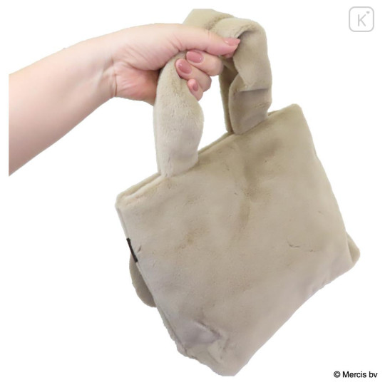 Japan Miffy Die-cut Mascot Hand Bag - Boris : Bruna Face Fur - 2