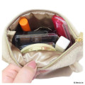 Japan Miffy Fluffy Cosmetic Pouch - Boris : Bruna Face Fur - 3