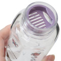 Japan Sanrio Water Bottle 350ml - Kuromi : Flower Purple - 3