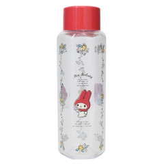 Japan Sanrio Water Bottle 350ml - My Melody : Flower Red