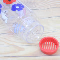 Japan Moomin Water Bottle 250ml - Little My & Moomintroll & Snufkin : Flower Red - 3