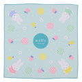 Japan Miffy Self Adhesive Bento Lunch Cloth - Miffy : Fruits Turquoise - 1