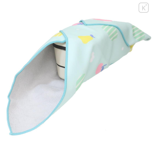 Japan Miffy Self Adhesive Bento Lunch Cloth - Miffy : Fruits Turquoise - 3