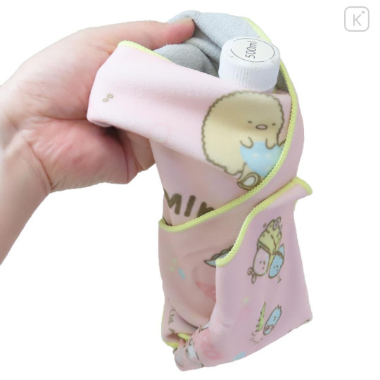 Japan San-X Self Adhesive Bento Lunch Cloth - Sumikko Gurashi : Pink - 3