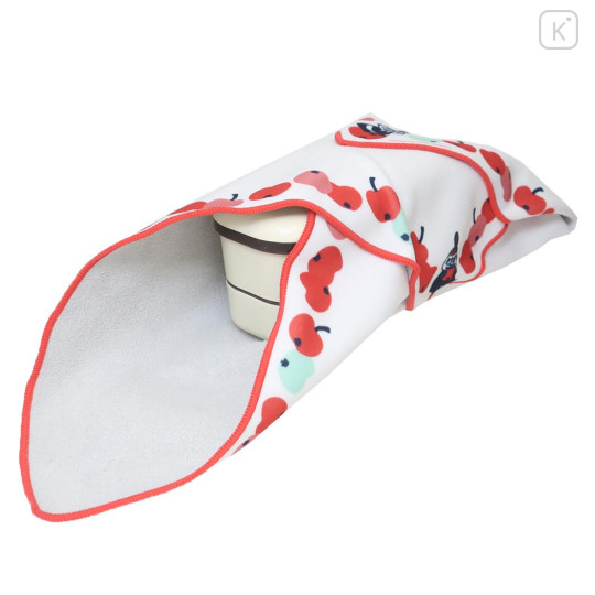 Japan Moomin Self Adhesive Bento Lunch Cloth - Little My : Apple - 3