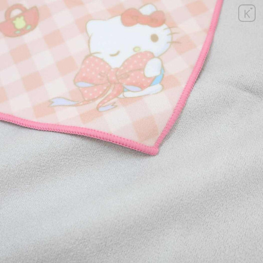 Japan Sanrio Self Adhesive Bento Lunch Cloth - Hello Kitty : Big Ribbon - 2