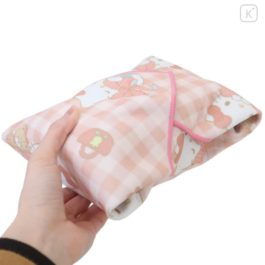 Japan Sanrio Self Adhesive Bento Lunch Cloth - Hello Kitty : Big Ribbon - 3