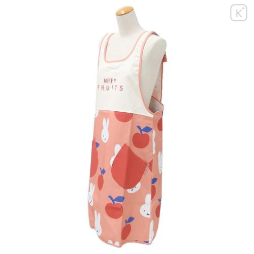 Japan Miffy Apron - Miffy : Fruits Apple Pink - 3