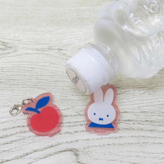 Japan Miffy Acrylic Marker Charm Set - Miffy : Fruits Apple - 2