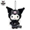 Japan Sanrio Original Mascot Holder - Kuromi's Special Key 20th Anniversary Dress - 1