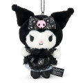 Japan Sanrio Original Mascot Holder - Kuromi's Special Key 20th Anniversary Dress - 2
