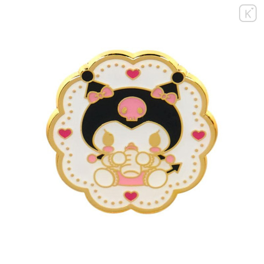 Japan Sanrio Original Secret Pin Badge - Kuromi's Special Key 20th Anniversary Blind Box - 4