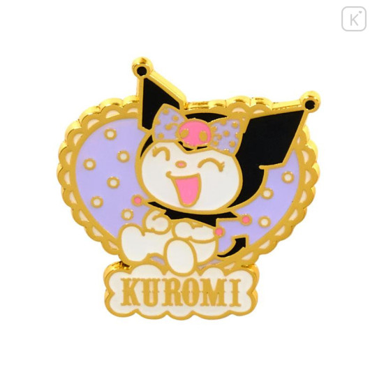 Japan Sanrio Original Secret Pin Badge - Kuromi's Special Key 20th Anniversary Blind Box - 6