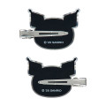 Japan Sanrio Original Hair Bangs Clip 2pcs Set - Kuromi's Special Key 20th Anniversary - 3