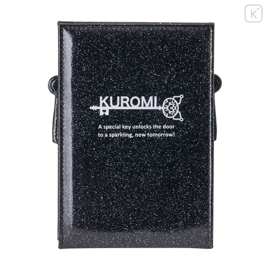 Japan Sanrio Original Folding Mirror - Kuromi's Special Key 20th Anniversary - 2