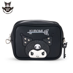 Japan Sanrio Original Mascot Cosmetic Pouch - Kuromi's Special Key 20th Anniversary